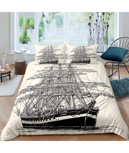 Pirate ship's duvet cover la livraison gratuite