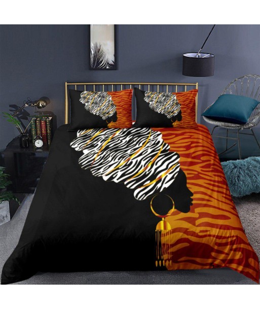 Turban Africa duvet cover de pas cher