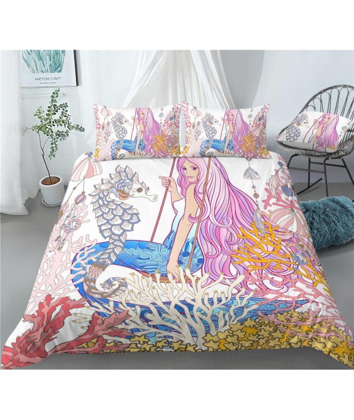 Sirène duvet cover 1 person soldes