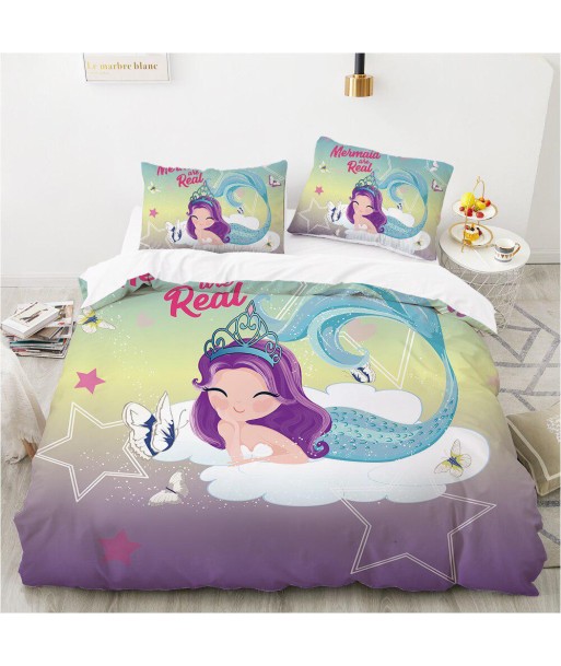 Purple hair siren duvet cover des créatures d'habitude