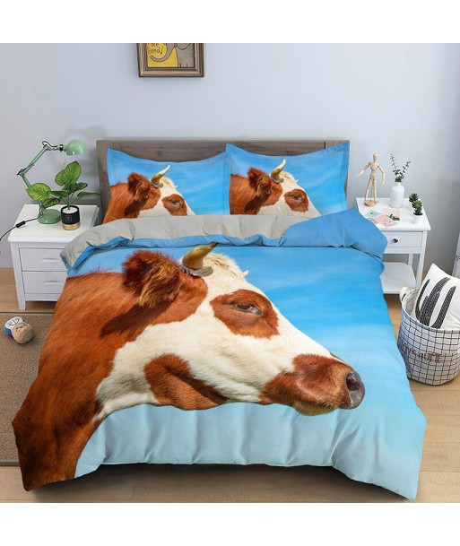 Montbéliard cow quilt cover acheter