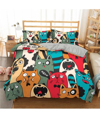 Duvet cover tag cat destockage