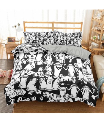 Black and white tag duvet cover hantent personnes