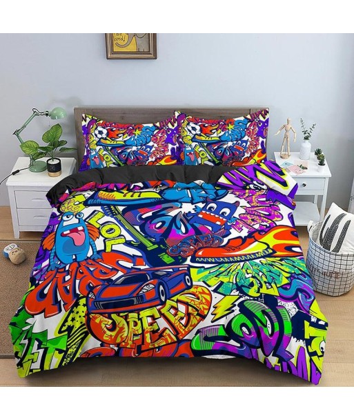 Graffiti car duvet cover Comparez et commandez 