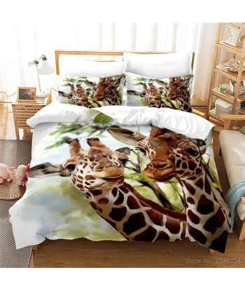 Giraffe romantic duvet cover chez Cornerstreet bien 