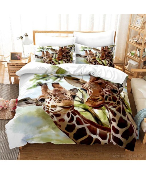 Giraffe romantic duvet cover chez Cornerstreet bien 