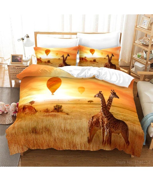 Landscape giraffe duvet cover Découvrez la collection