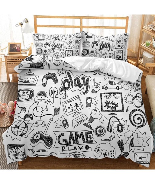 Clear video game duvet cover la colonne vertébrale