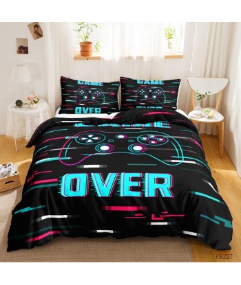 Black video game duvet cover hantent personnes