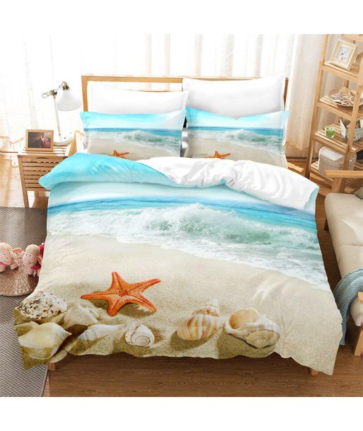 Beach duvet cover 2 people Paris Déstockage Promo