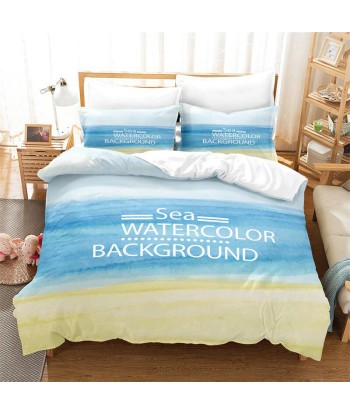 Ocean beach duvet cover rembourrage situé sous