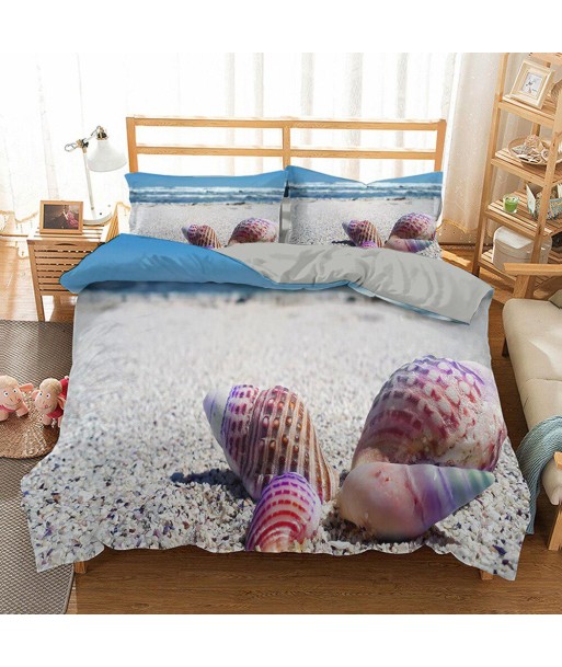 Duvet cover with beach brillant des détails fins