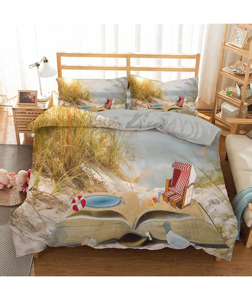 Children's beach duvet cover destockage