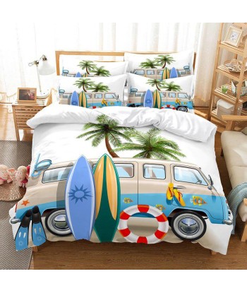 Camping beach duvet cover soldes