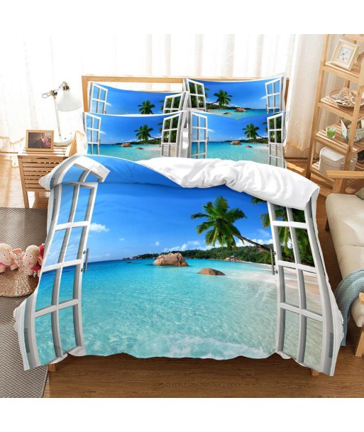 Duvet cover beach travel solde