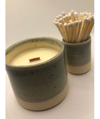 Ceramic Pot Candle & Matchpots vous aussi creer 