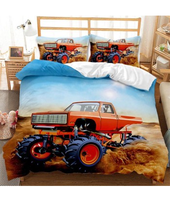 Red Monster Truck Duvet Cover 2024