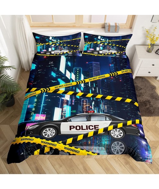 Police car duvet cover français