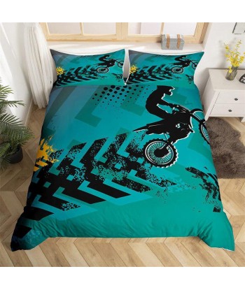 Blue motorcycle duvet cover 2023