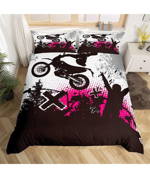 Motorcycle girl duvet cover france