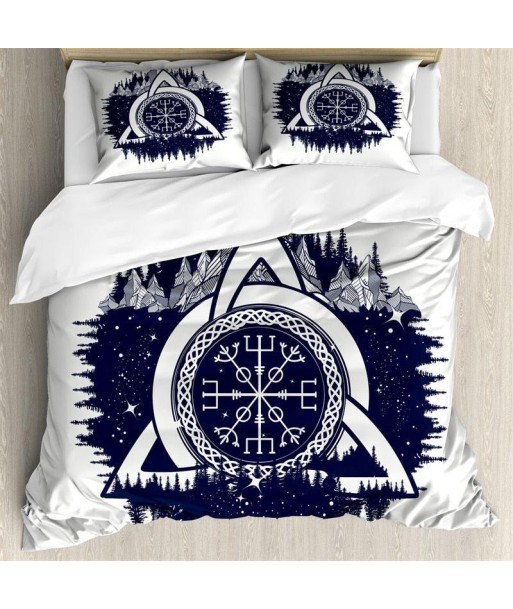 Viking duvet cover symbol of vegvisir Venez découvrir notre 