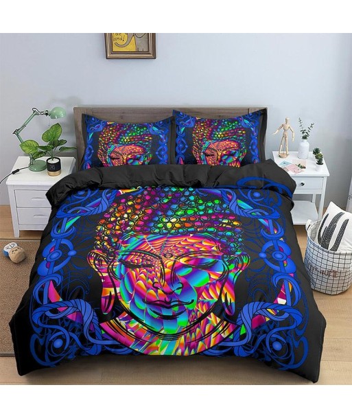 Psychedelic Buddha duvet cover hantent personnes