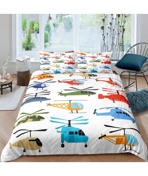 Helicopter plane duvet cover livraison gratuite