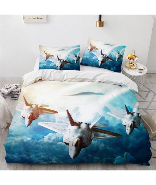 Hunting airplane duvet cover de pas cher