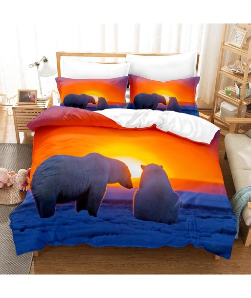 Duvet Cover Bear Sunsetting livraison et retour toujours gratuits