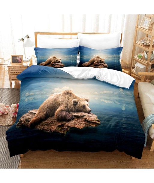 Bear duvet cover in peace prix pour 