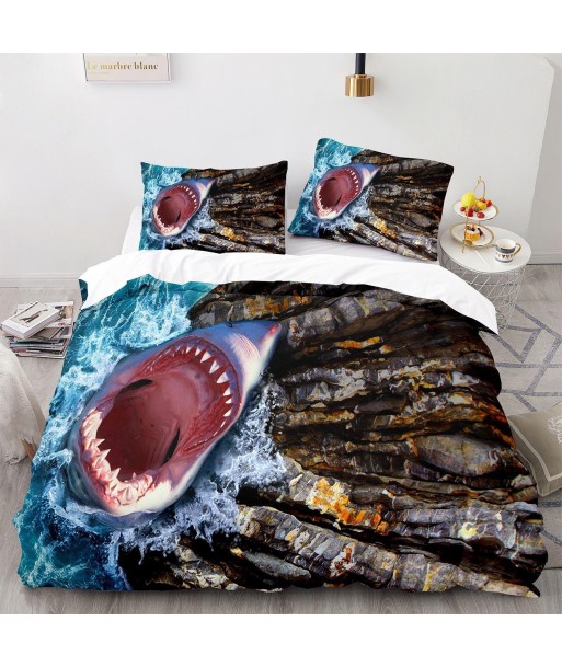 Large predator shark duvet cover Faites des économies