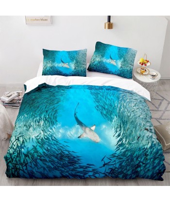 Shark duvet cover Marine animals Paris Déstockage Promo