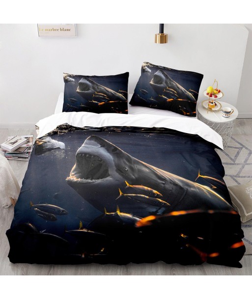 Black & White Shark Duvet Cover en ligne