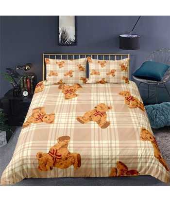 Bear pattern duvet cover français