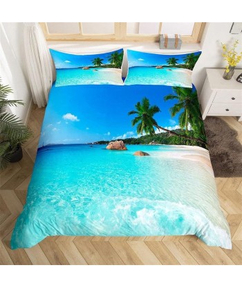 Plain palm duvet cover store