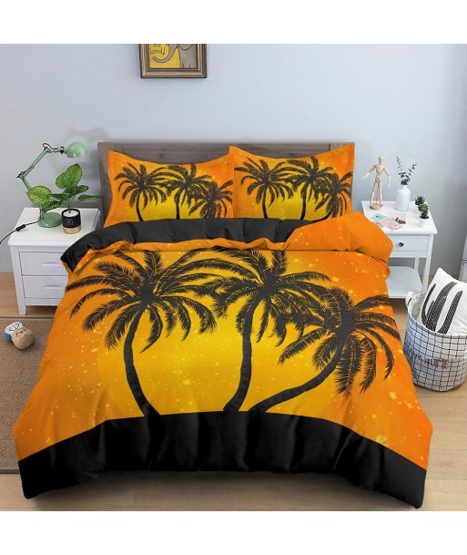 Sunset palm duvet cover le concept de la Pate a emporter 