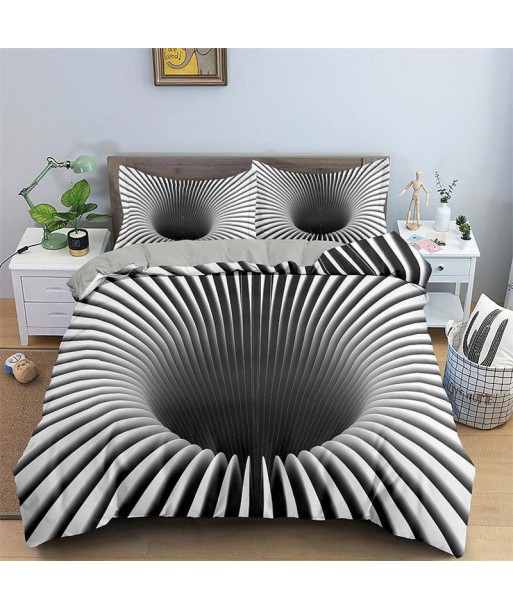 Psychedelic duvet cover black hole Paris Déstockage Promo