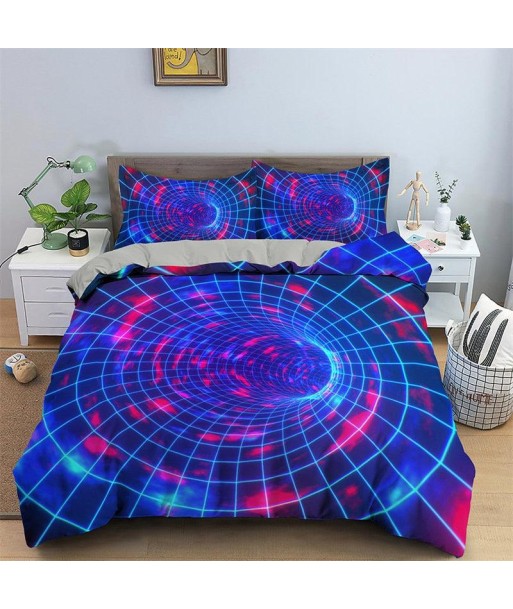 Multicolored psychedelic duvet cover livraison et retour toujours gratuits