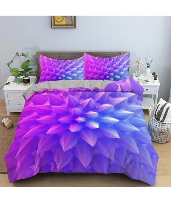 Violet psychedelic duvet cover Véritable concentré