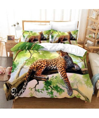 Wild leopard duvet cover de la marque