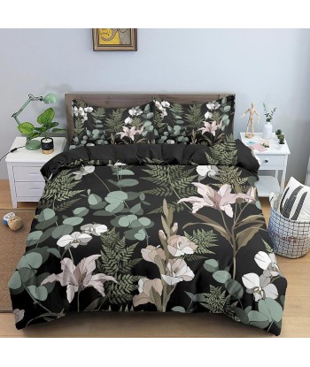 Neutral tropical duvet cover commande en ligne