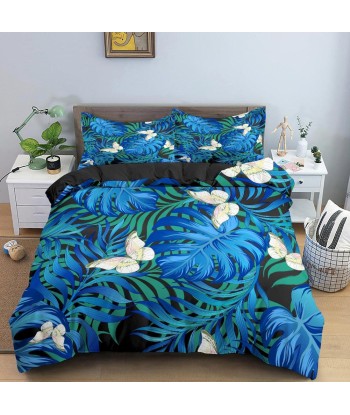 Blue tropical duvet cover les ligaments