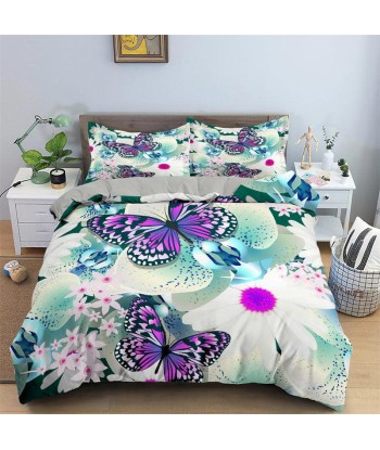 Multicolored tropical duvet cover offre 