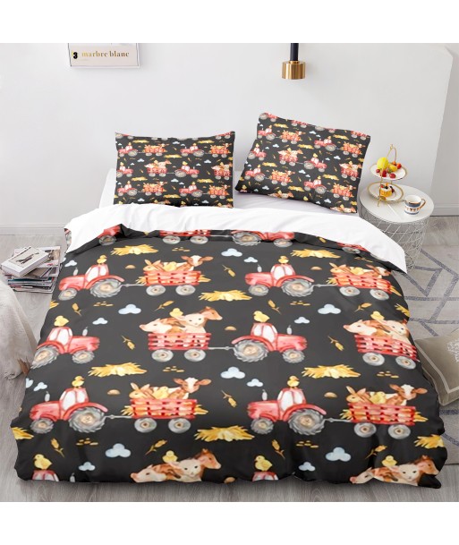 Duvet cover tractor Livestock brillant des détails fins