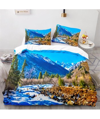 Panoramic mountain duvet cover de la marque