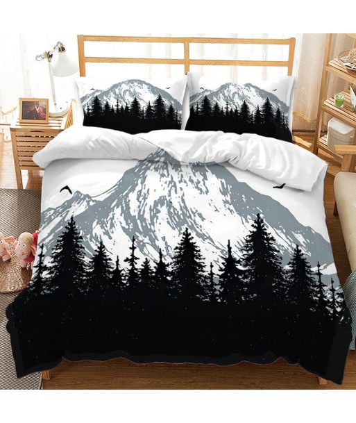 Shaded mountain duvet cover solde