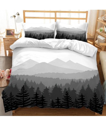 Black and white mountain duvet cover JUSQU'A -70%! 