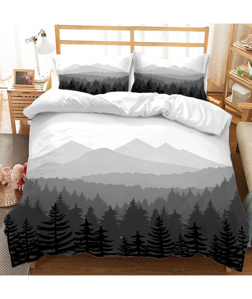 Black and white mountain duvet cover JUSQU'A -70%! 