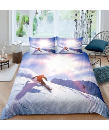 Winter Sport Ski Duvet Cover de technologie