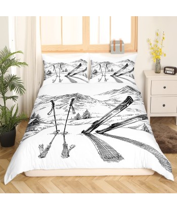 White ski duvet cover outlet